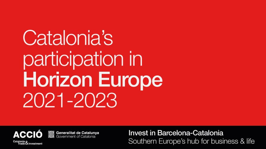 Catalonia participation at Horizon Europe 2021-2027