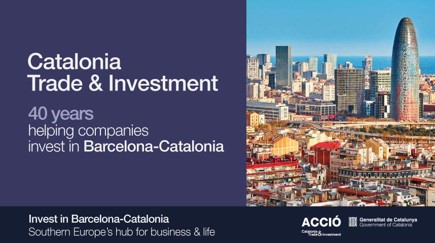 Catalonia Trade & Investment, more than 40 years helping companies invest in Catalonia